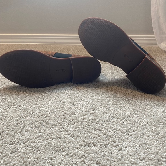 Clarks Brown Leopard Print Women's Shoes | 8.5 - Picture 7 of 12